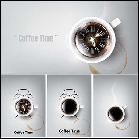 咖啡时间咖啡海报背景蚂蚁素材网矢量素材精选