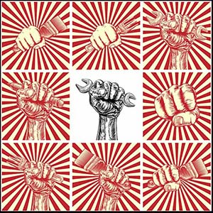 手握毛刷手握扳手刀叉蚂蚁素材网矢量素材精选