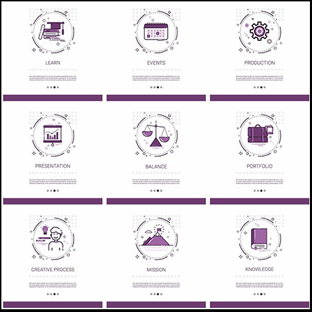 23个知识学习教育矢量设计图标