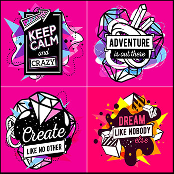 时尚流行嘻哈风格底纹插画广告海报蚂蚁素材网矢量背景精选