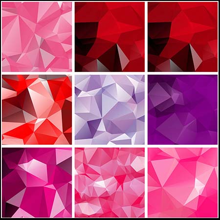 低多边形彩色背景蚂蚁素材网矢量素材精选