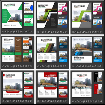 20款企业宣传传单蚂蚁素材网矢量素材精选