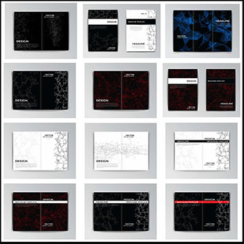 30款企业传单小册子封面背景蚂蚁素材网矢量素材精选