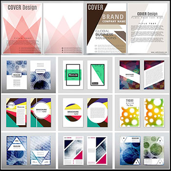 100款企业传单企业介绍小册子蚂蚁素材网矢量模板精选