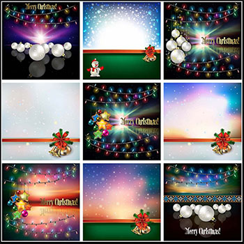 48款圣诞节贺卡背景蚂蚁素材网矢量素材精选