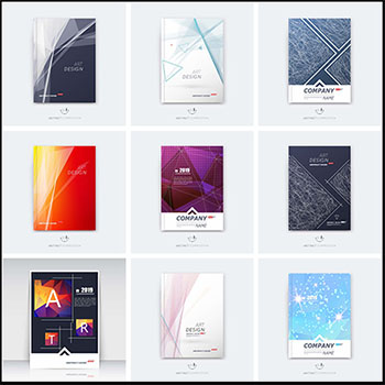 A4小册子传单笔记本封面蚂蚁素材网矢量素材精选