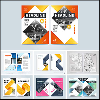 商业手册传单蚂蚁素材网矢量素材精选