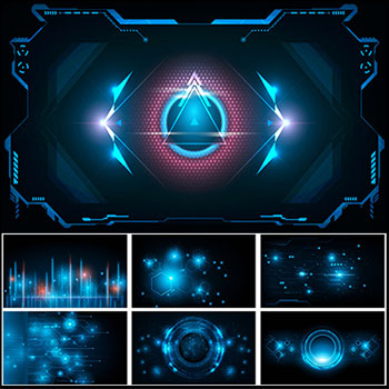 科技能源蓝色蚂蚁素材网矢量背景精选图
