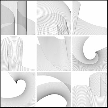 11款立体线条蚂蚁素材网矢量背景精选