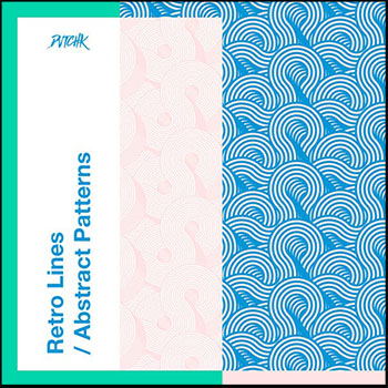 复古线条抽象背景图案蚂蚁素材网矢量素材精选