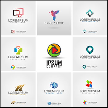 18款音乐科技小鸟等LOGO标志图标