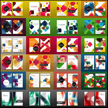 350款企业宣传介绍矢量传单