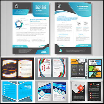 15款企业公司宣传小册子蚂蚁素材网矢量素材精选