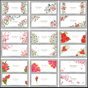 春季花卉横幅广告蚂蚁素材网矢量背景精选