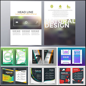 15款企业宣传介绍小册子蚂蚁素材网矢量素材精选