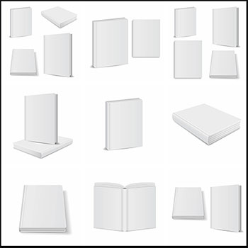 书本笔记本空白封面蚂蚁素材网矢量素材精选