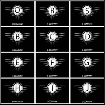 25个英文字母企业名称LOGO标志蚂蚁素材网矢量素材精选