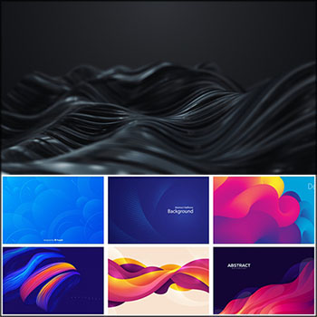 15款多彩抽象背景纹理蚂蚁素材网矢量素材精选