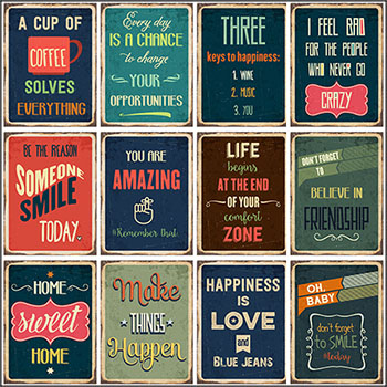 20款创意复古简约欧美海报蚂蚁素材网矢量素材精选