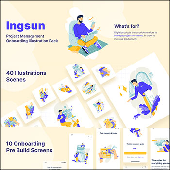员工入职管理APP网页UI插图包蚂蚁素材网矢量素材精选