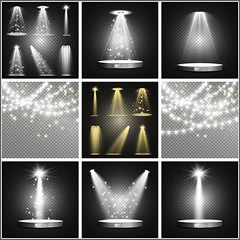 9款产品光照效果灯光蚂蚁素材网矢量背景精选素材