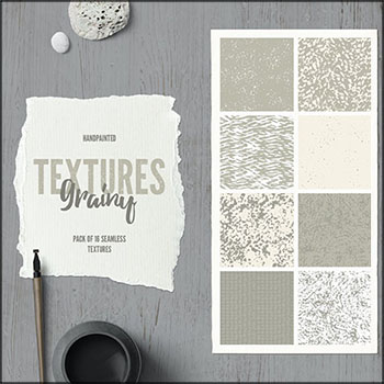 12个手工墨水纹理背景蚂蚁素材网矢量素材精选