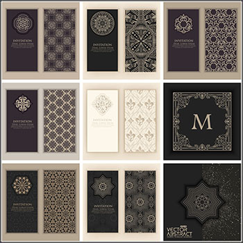 欧式大气花纹背景蚂蚁素材网矢量素材精选