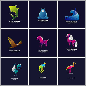 17款动物形象企业LOGO标志蚂蚁素材网矢量素材精选