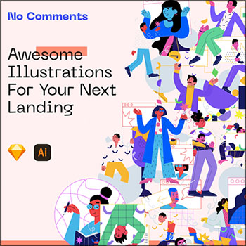 20款办公场景矢量人物插图素材