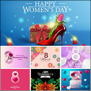 14款38妇女节女神节海报插图蚂蚁素材网矢量素材精选