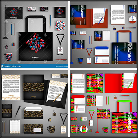 公司形象LOGO展示整套VI衍生品蚂蚁素材网矢量素材精选