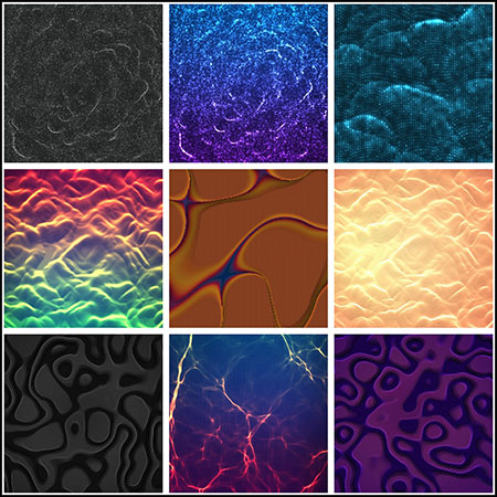 9款炫彩水纹波纹底纹纹理抽象背景蚂蚁素材网矢量素材精选